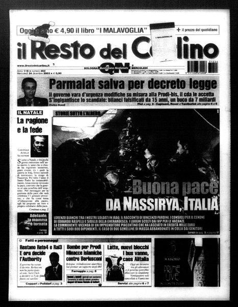 Il Resto del Carlino : giornale dell'Emilia
